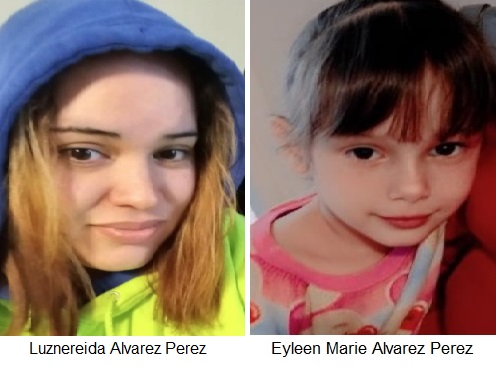 Missing persons – Luznereida and Eyleen Alvarez Perez