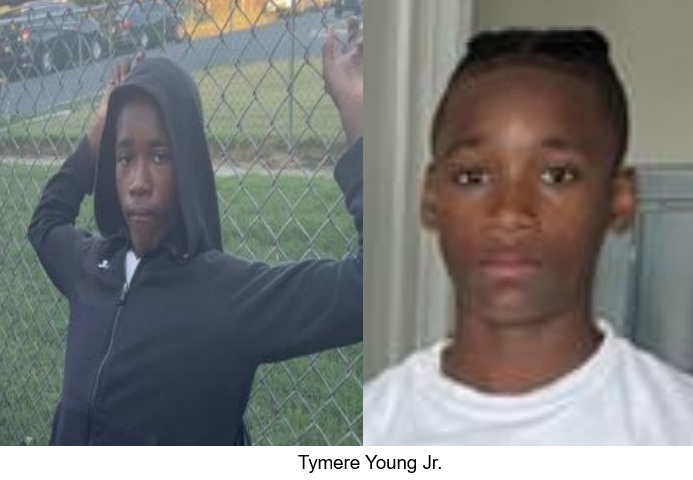 Missing person – Tymere Young Jr.