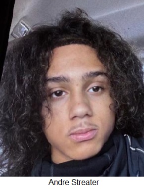 Missing person – Andre Streater