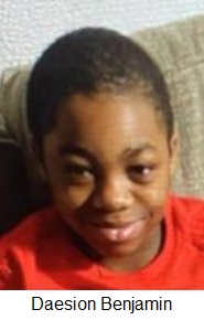 Missing person – Daesion Benjamin
